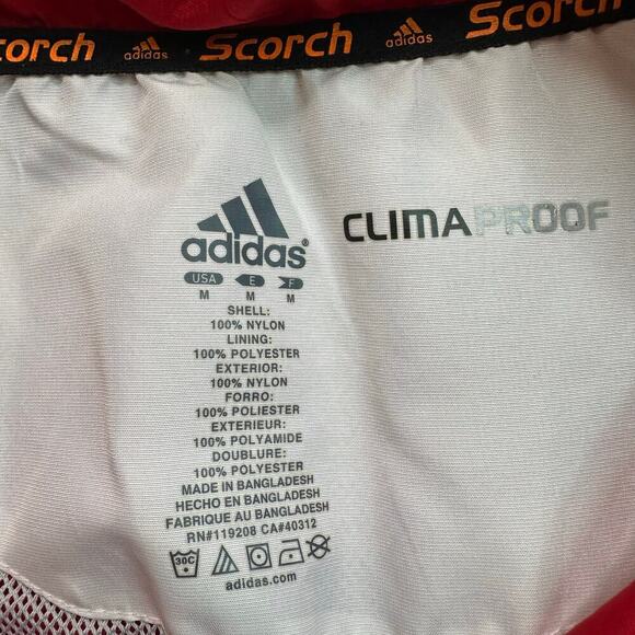 Adidas University of Nebraska Nylon Quarter Zip Pullover Jacket - Picture 4 of 7